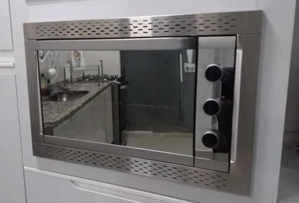 Imagem de teste do forno elétrico de embutir Mueller Decorato