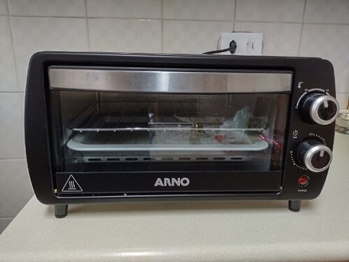 Imagem de teste do forno elétrico Arno Turbo Quartzo